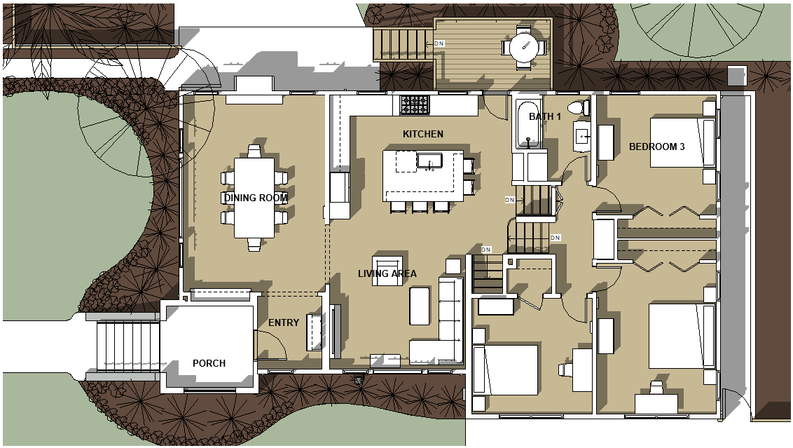 240612 1519 Mound Street - Main Level Floor Plan