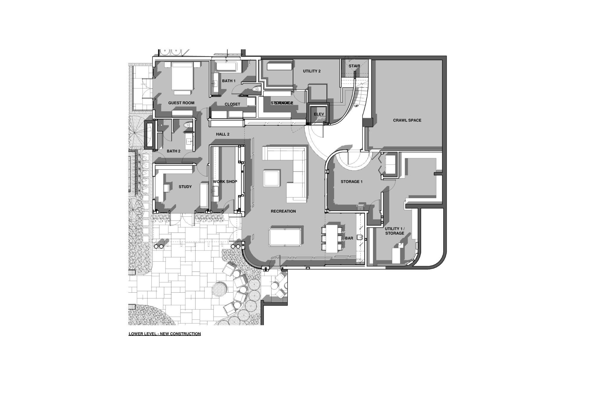 230514 87 Sea View - Lower Level Plan