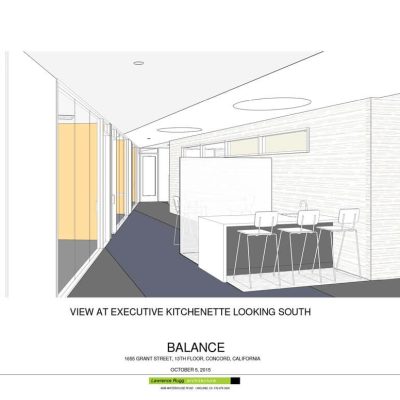 Modern conference room with minimalist design and ample natural light.